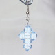 Small Cross - Earrings Pervenche - 1